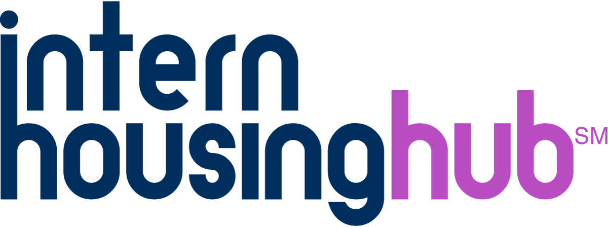 Colorful Intern Housing Hub logo