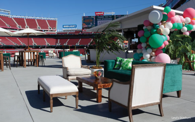 Special Event on football field at Levi's Stadium, home of the San Francisco 49ers.