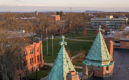 Birdseye view of Springfield College